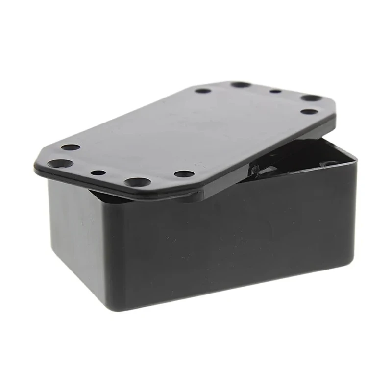 CAMDENBOSS Series 2000 Black Black Lid ABS Flanged Enclosure IP65, 390 mm x 105 mm x 56 mm BIM2001/IP-BLK