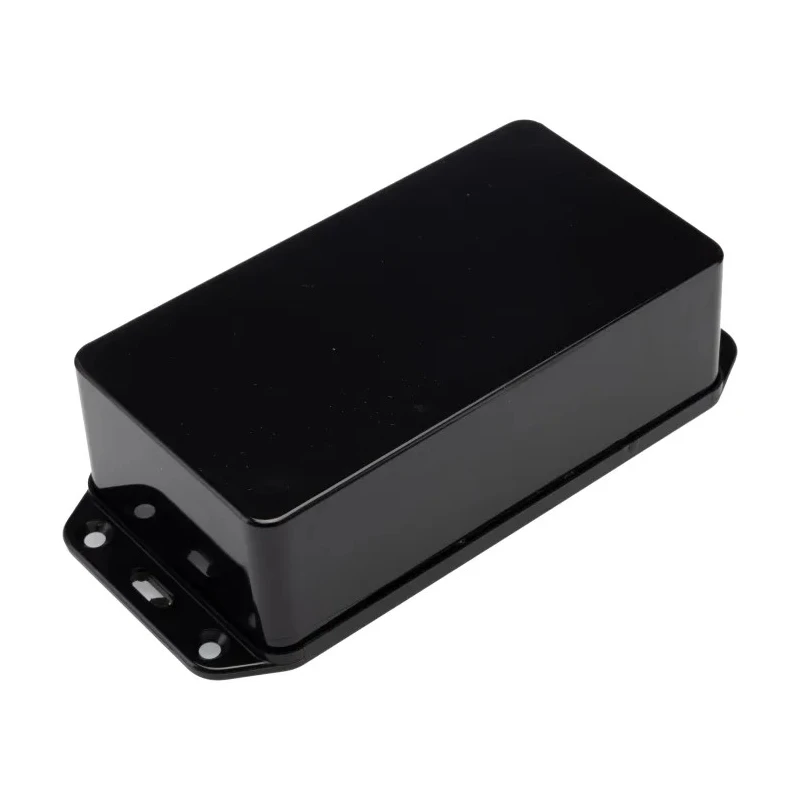 CAMDENBOSS Flanged Series 2000 Black Lid ABS Enclosure IP65 40 mm x 140 mm x 65 mm BIM2004/IP-BLK