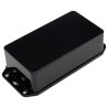 CAMDENBOSS Flanged Series 2000 Black Lid ABS Enclosure IP65 40 mm x 140 mm x 65 mm BIM2004/IP-BLK