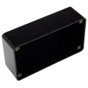 CAMDENBOSS Flanged Series 2000 Black Lid ABS Enclosure IP65 40 mm x 140 mm x 65 mm BIM2004/IP-BLK
