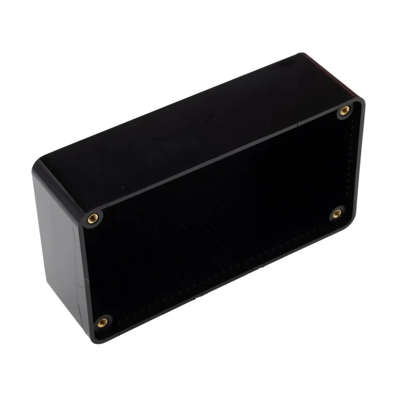 CAMDENBOSS Flanged Series 2000 Black Lid ABS Enclosure IP65 40 mm x 140 mm x 65 mm BIM2004/IP-BLK