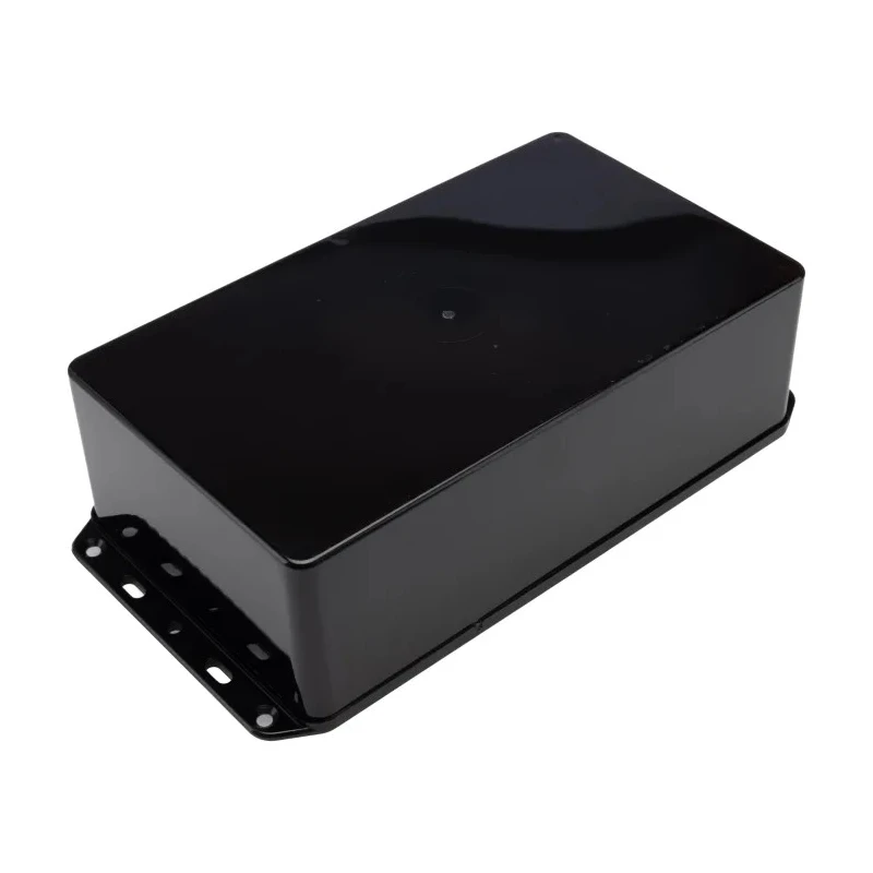 CAMDENBOSS Flanged Series 2000 Black ABS Enclosure with Black Lid, IP65, 60 mm x 210 mm x 110 mm BIM2006/IP-BLK