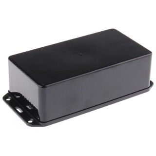 CAMDENBOSS Flanged Series 2000 Series Black Black Lid ABS Enclosure, IP65, 50 mm x 170 mm x 80 mm BIM2005/IP-BLK