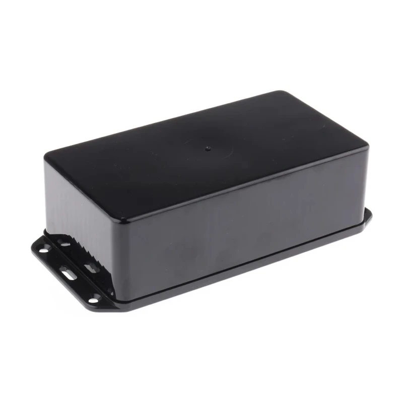 CAMDENBOSS Flanged Series 2000 Series Black Black Lid ABS Enclosure, IP65, 50 mm x 170 mm x 80 mm BIM2005/IP-BLK