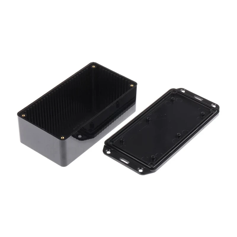 CAMDENBOSS Flanged Series 2000 Series Black Black Lid ABS Enclosure, IP65, 50 mm x 170 mm x 80 mm BIM2005/IP-BLK