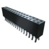 Samtec SSQ Series Straight Through Hole PCB Socket, 19-Contact, 1 Row, 2.54 mm Pitch, Liquid Crystal Polymer SSQ-119-02-T-S