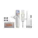 Testo Penetration Immersion Probe Wireless Digital Thermometer, 1 Input, 275°C Max, ±0.5°C Accuracy, Model 0563 1052