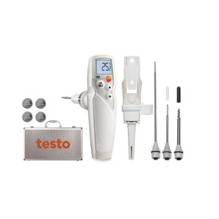 Testo Penetration Immersion Probe Wireless Digital Thermometer, 1 Input, 275°C Max, ±0.5°C Accuracy, Model 0563 1052