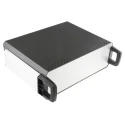 CAMDENBOSS Grey Aluminium Instrument Case 119.8 mm x 377.5 mm x 311 mm with Carrying Handle CDIC00006