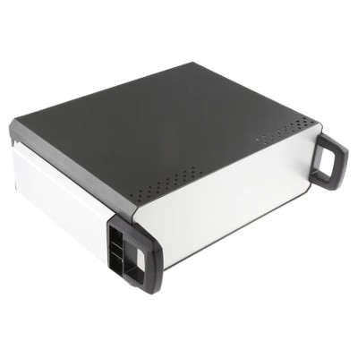 CAMDENBOSS Grey Aluminium Instrument Case 119.8 mm x 377.5 mm x 311 mm with Carrying Handle CDIC00006
