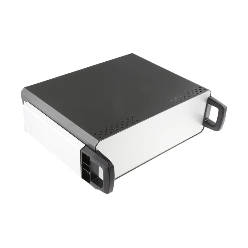 CAMDENBOSS Grey Aluminium Instrument Case 119.8 mm x 377.5 mm x 311 mm with Carrying Handle CDIC00006
