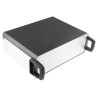 CAMDENBOSS Grey Aluminium Instrument Case 119.8 mm x 377.5 mm x 311 mm with Carrying Handle CDIC00006