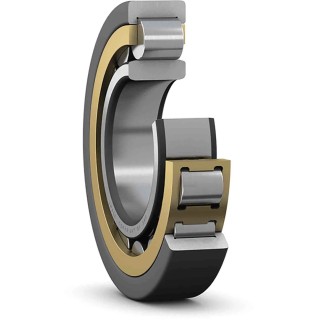 SKF Roller Bearing 105 mm Inside Diameter, 160 mm Outside Diameter, 26 mm Race Width, Cylindrical Bore, Shielded NU 1021 ML