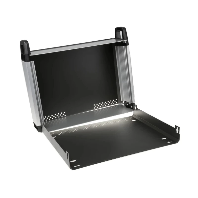 CAMDENBOSS 110 Grey Aluminium Instrument Case 130 mm Height, 427.5 mm Length, 351 mm Width CDIC00007