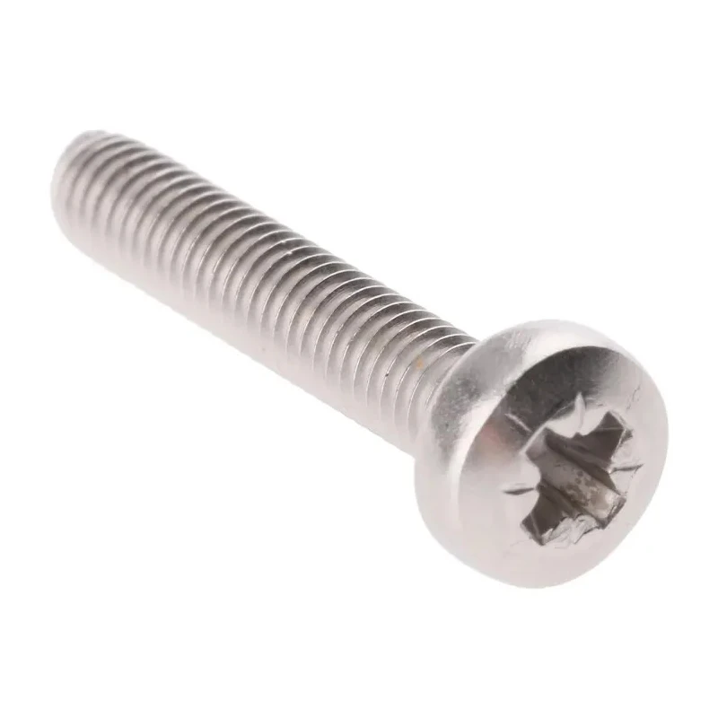 RS PRO Pozidriv Pan Stainless Steel Machine Screw M3 Thread 16 mm Length 528-766