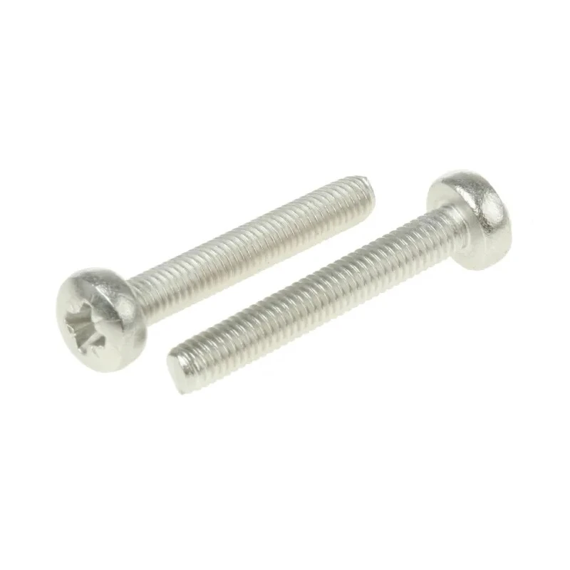 RS PRO Pozidriv Pan Stainless Steel Machine Screw 20 mm M3 528-772