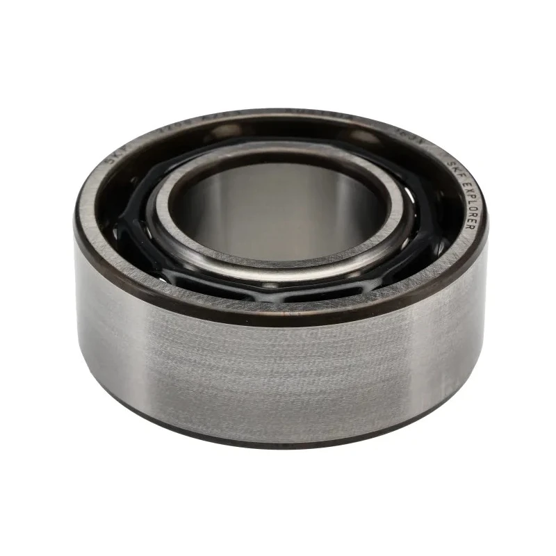 SKF 2 Row Double Angular Contact Ball Bearing 40 mm ID, 80 mm OD, 30.2 mm Race Width, Sheet Metal Cage, Steel Balls 3208 A/C3