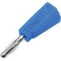 RS Pro Blue 4 mm Male Banana Plug Connector, Solder Termination, 30V AC/DC, 19A, Nickel Plated Contact 208-0228