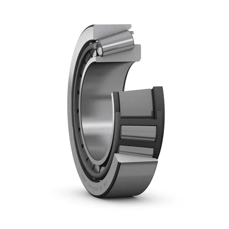 SKF Single Row Tapered Roller Bearing 105 mm ID, 190 mm OD, Steel, Pressed Steel Cage, Shielded 30221