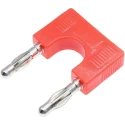 RS PRO Red Male 4mm Banana Plug Transfer Termination 30V 32A Nickel Plating 208-0237