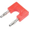 RS PRO Red Male 4mm Banana Plug Transfer Termination 30V 32A Nickel Plating 208-0237