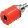 RS Pro Red Female Banana Socket 4 mm Connector Solder Termination 30V 24A Nickel Plating 208-0298