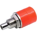 RS Pro Red Female Banana Socket 4 mm Connector Solder Termination 30V 24A Nickel Plating 208-0298