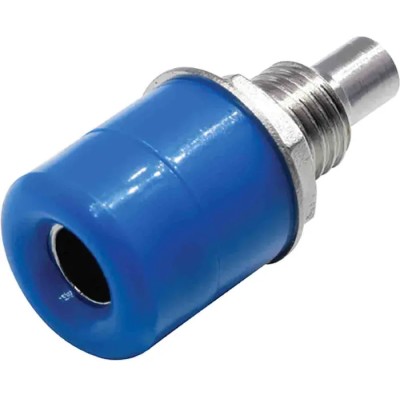 RND RS PRO Blue Female Banana Socket 4 mm Connector, Solder Termination, 30V, 24A, Nickel Plating 208-0299
