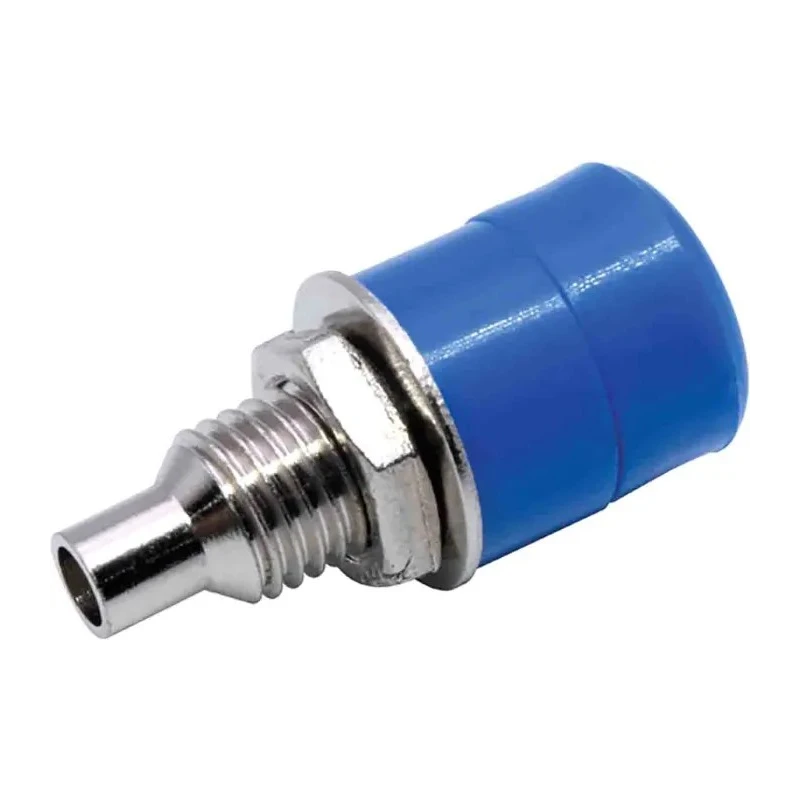RND RS PRO Blue Female Banana Socket 4 mm Connector, Solder Termination, 30V, 24A, Nickel Plating 208-0299