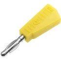 RS Pro Yellow Male Banana Plug 4 mm Connector Solder Termination 30V 19A Nickel Plating 208-0230