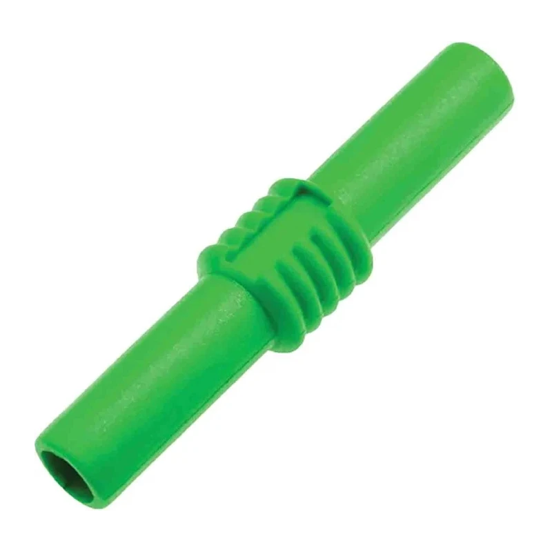 RS PRO Green Banana Coupler With Brass Contacts and Nickel Plated 30V 19A 208-0234