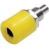RS Pro Yellow Female Banana Socket Connector 4 mm 30V 24A Nickel Plating 208-0301