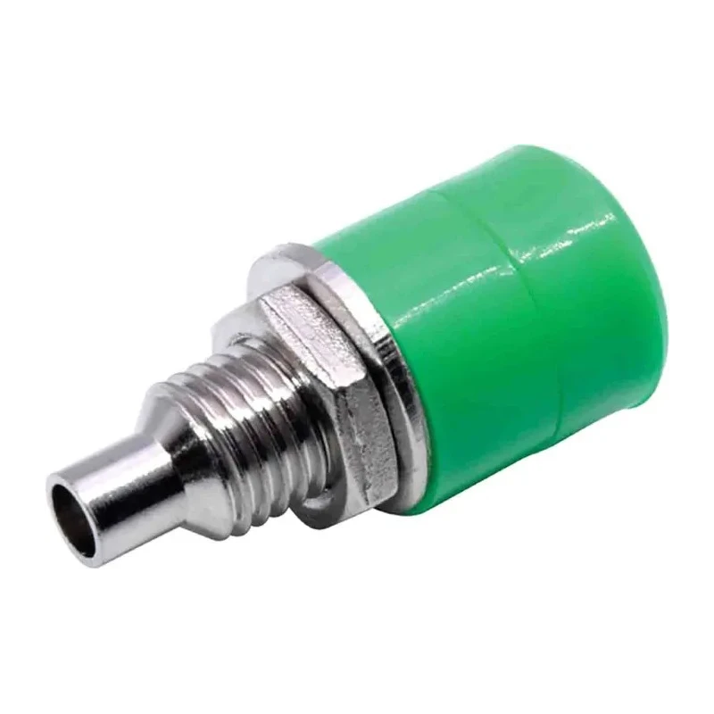 RS Pro Green Female Banana Socket 4 mm Connector Solder Termination 30V 24A Nickel Plating 208-0300