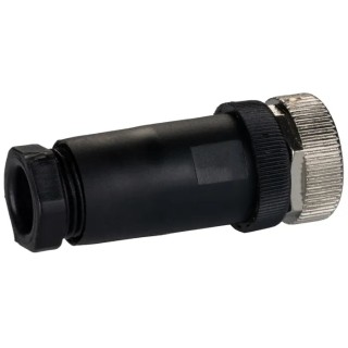 RS PRO Circular Connector 5 Contacts Cable M12 Socket Female IP67 60V Threaded Coupling 208-0560