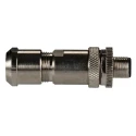 RS PRO Circular Connector Cable Mount M12 Connector Socket Male 5 Contacts 60V 4A IP67 208-0566