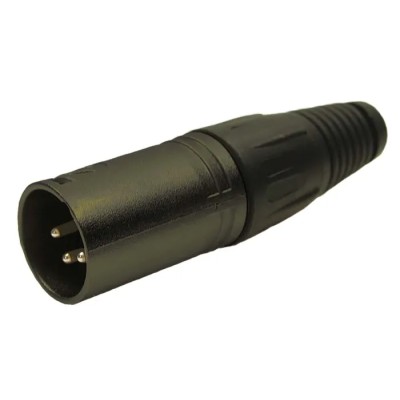 RS PRO Cable XLR Connector Straight Male 4 Way Silver Plating 208-0614