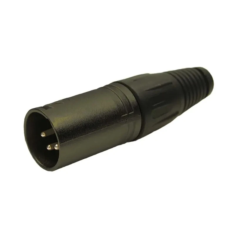 RS PRO Cable XLR Connector Straight Male 4 Way Silver Plating 208-0614
