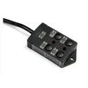 RS PRO Sensor Box, 4 Port, 4-Pin Connector, 24V DC, Plastic Polybutylene Terephthalate Housing, IP67 Rated 208-0603