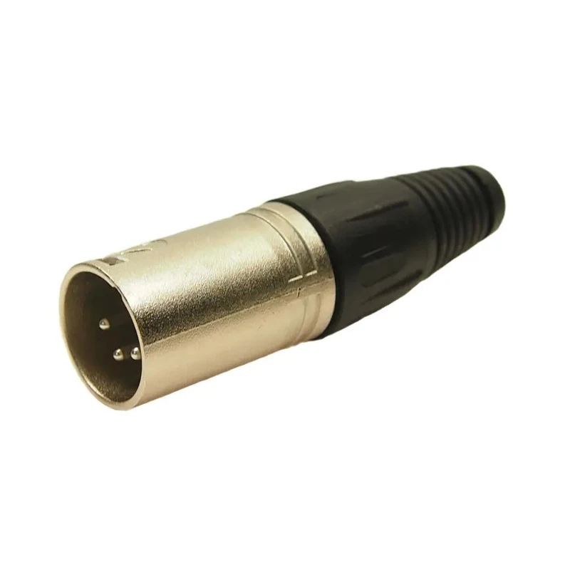 RS PRO XLR Cable Connector Straight Male 4-Way Silver Plating 208-0613