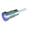 Oxley Panel LED OXL/CLH/80 Series 8 mm Mount Hole Size Wire Termination IP67 Blue Lens 12V AC 20mA Forward Current