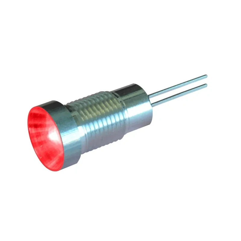 Oxley Panel Mount LED Indicator OXL/CLH/80 Series, 8 mm Mount Hole, Wire Termination, , 28V dc, 20mA Forward Current IP67