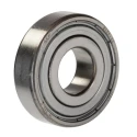 SKF 1 Row Deep Groove Ball Bearing 15.88 mm ID, 39.688 mm OD, Shielded, Steel Balls, Sheet Metal Cage RLS 5-2Z