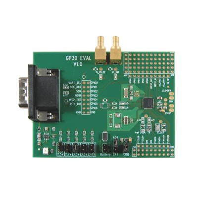 ScioSense Ultrasonic Flow Converter Evaluation Kit GP30 Standard Board for TDC-GP30 with USB Cable, DSUB15 Cable GP30