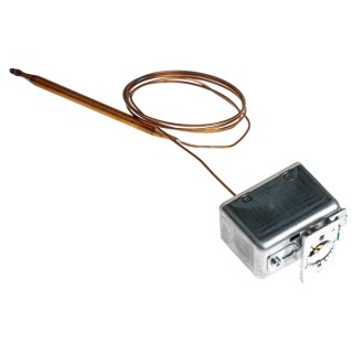 Jumo Capillary Thermostat Panel Mount, +0°C to +150°C, Break Contact 602021/0005-027-000-25-1000-40-10-00-00-000-00-6