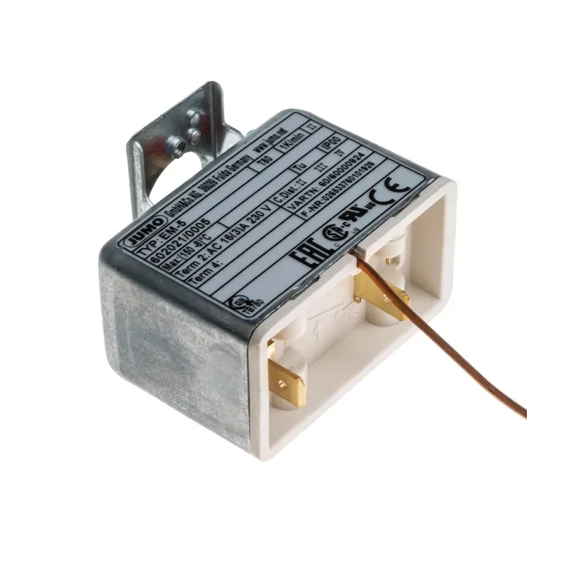 Jumo Capillary Thermostat Panel Mount, +0°C to +150°C, Break Contact 602021/0005-027-000-25-1000-40-10-00-00-000-00-6
