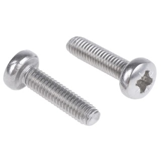 RS PRO Pan Head Pozidriv Stainless Steel Machine Screw 16 mm M4 528-839