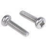 RS PRO Pan Head Pozidriv Stainless Steel Machine Screw 16 mm M4 528-839