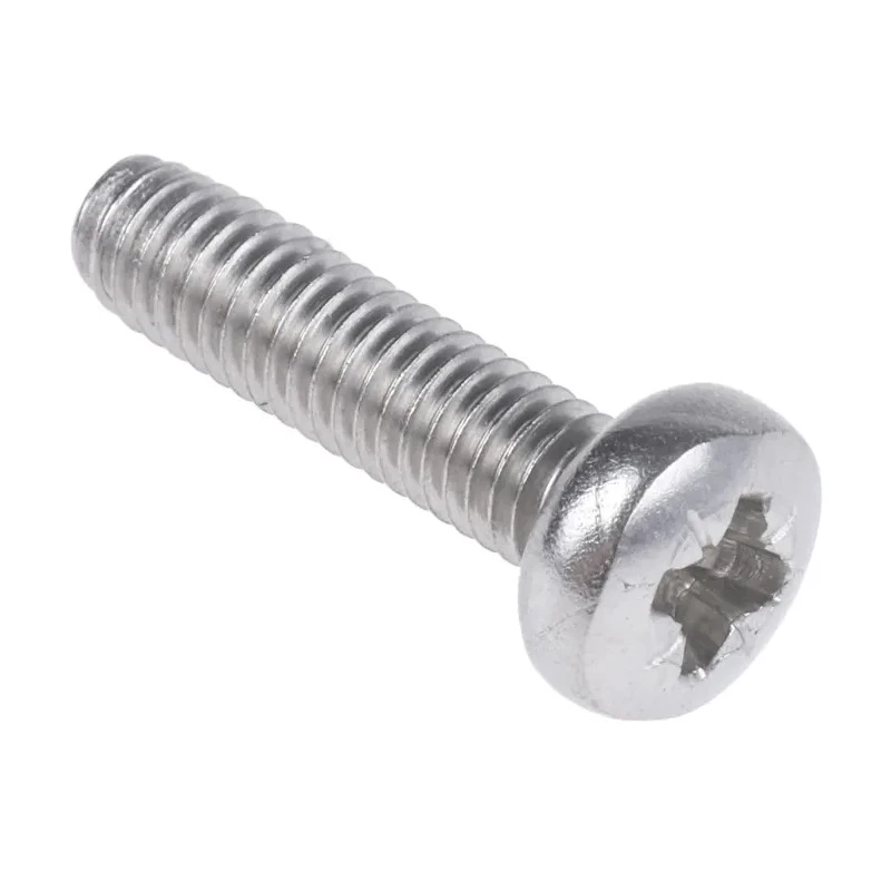 RS PRO Pan Head Pozidriv Stainless Steel Machine Screw 16 mm M4 528-839
