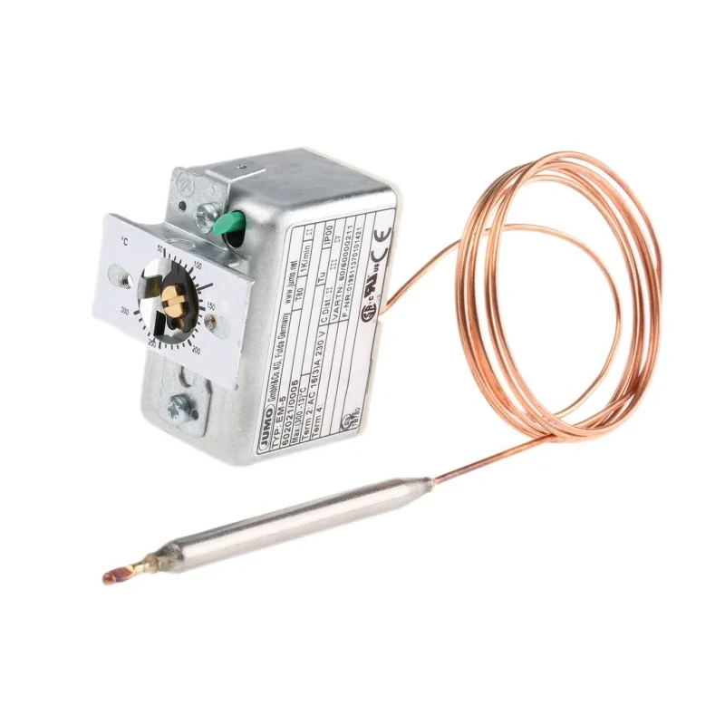 Jumo Panel Mounted Capillary Thermostat Temperature Controller Safety 602021/0005-064-000-25-1000-40-10-00-00-000-00-6