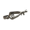 RS PRO Silver Crocodile Clip Nickel Plated Contact 10A 9mm Jaw Opening 208-1134